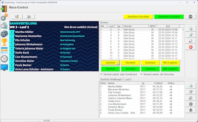 Race-Control in EasyAnzeige